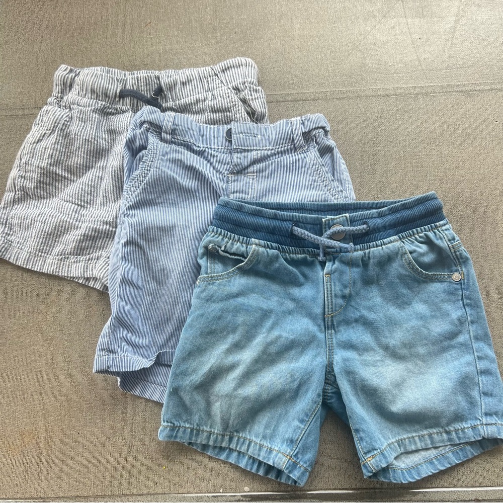 Baby toddle boys shoes bundle 12-18m seersucker and denim